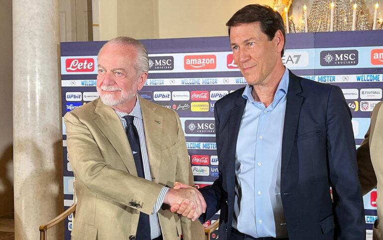 rudi garcia aurelio de laurentiis napoli