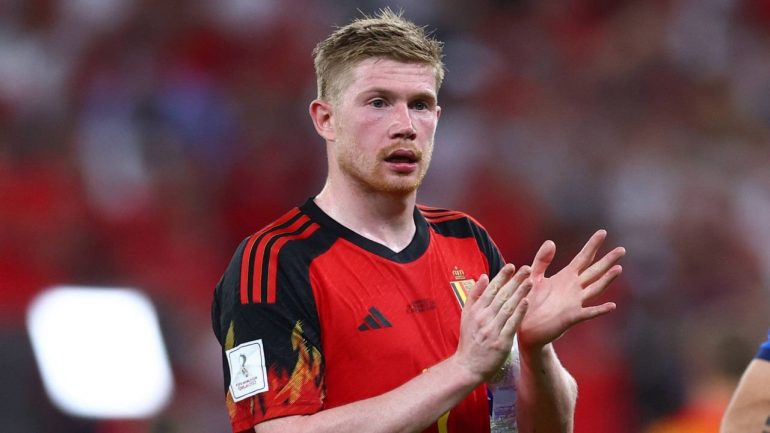 De Bruyne nelle formazioni ufficiali di Belgio-Romania