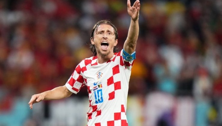 Luka Modric, tra le stelle della nazionale croata 