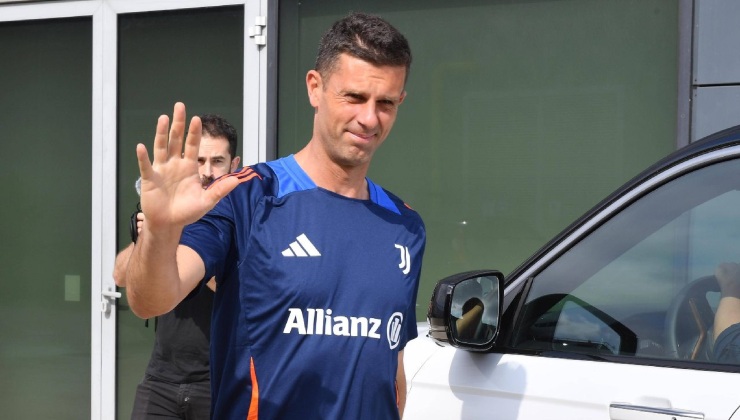 L'allenatore della Juventus Thiago Motta