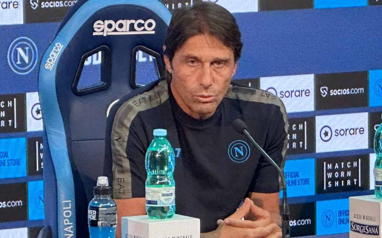 La conferenza stampa di Conte in vista del Parma