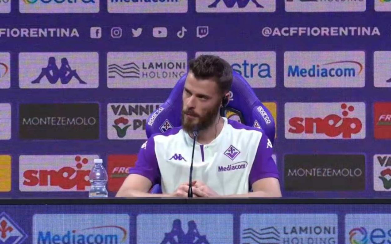 Fiorentina, la prima conferenza stampa di De Gea