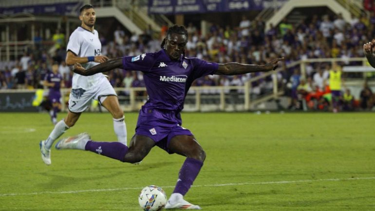 Kean, centravanti della Fiorentina