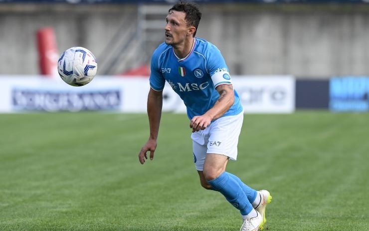 Mario Rui messo fuori rosa dal Napoli