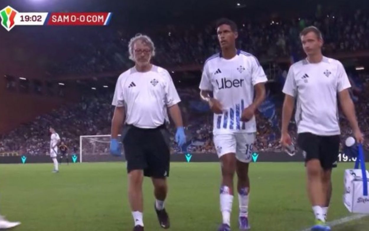 Infortunio per Varane con il Como