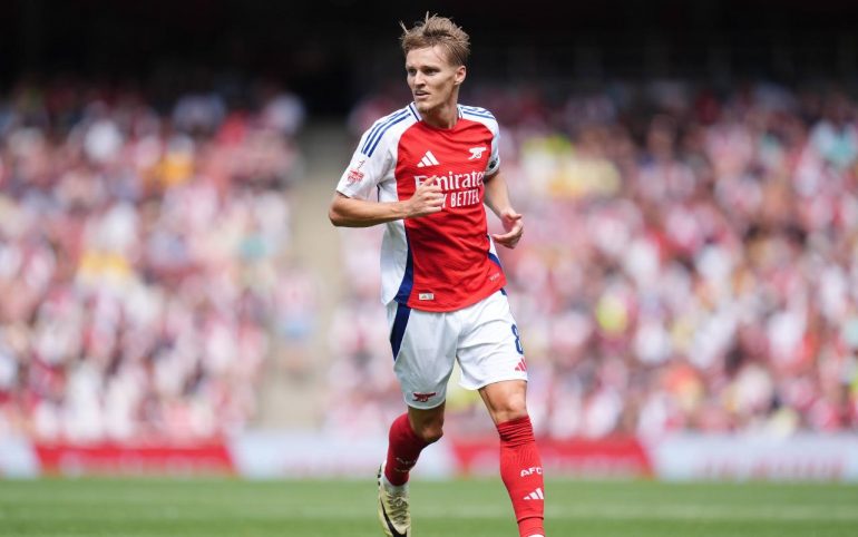 Martin Odegaard è in dubbio per la prima trasferta di Champions League dell'Arsenal in casa dell'Atalanta