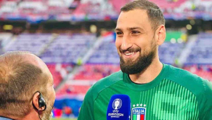 Il portiere Donnarumma