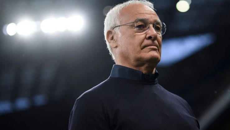 L'allenatore della Roma Ranieri