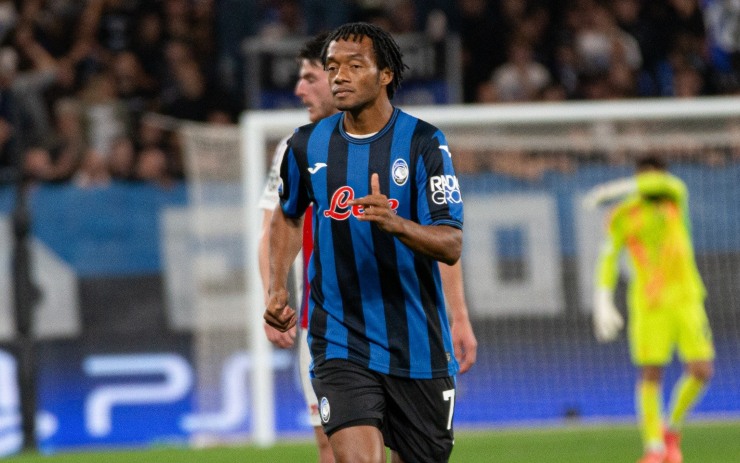 Atalanta, infortunio per Cuadrado: salta la Supercoppa