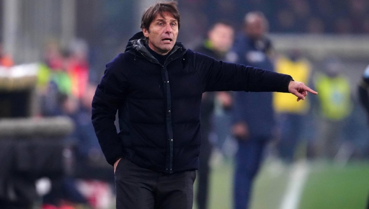 Conte post partita Atalanta Napoli 