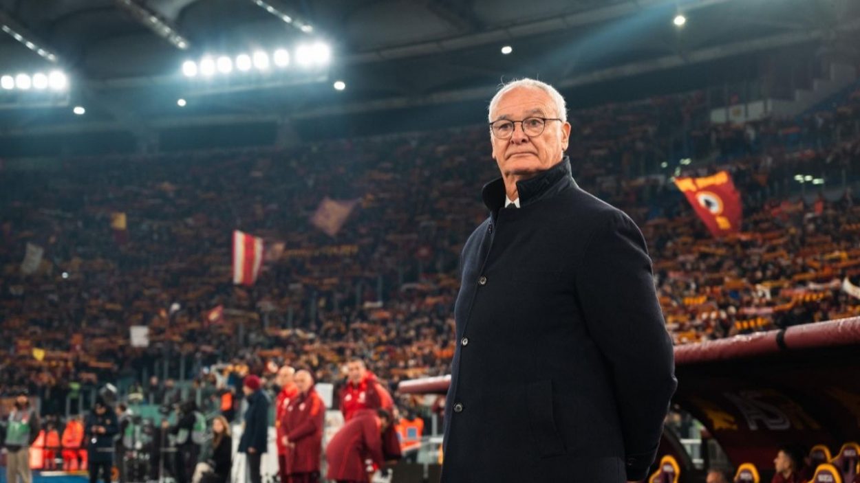 Roma, la conferenza stampa di Claudio Ranieri