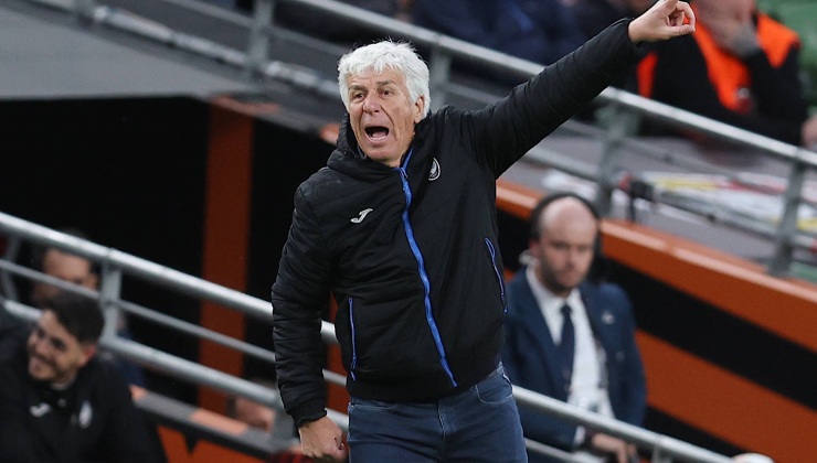 Gian Piero Gasperini al termine della partita contro la Juventus