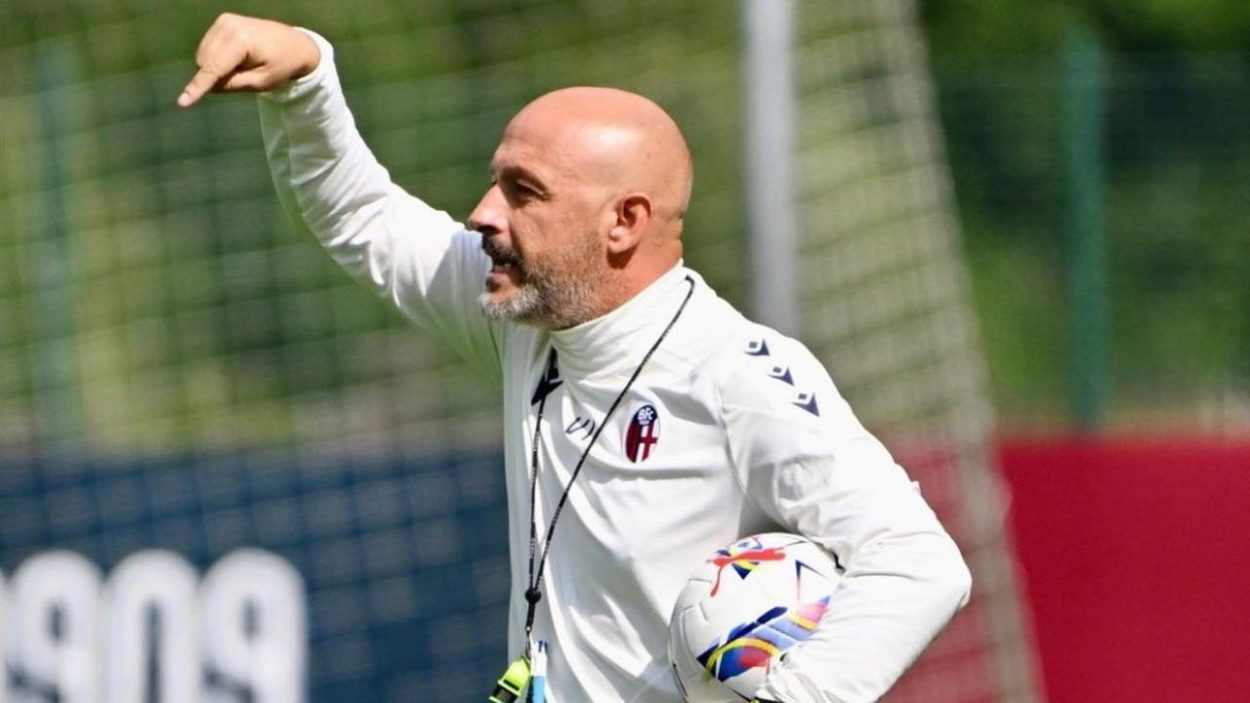 Vincenzo Italiano al termine della partita contro l'Inter